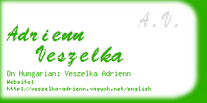 adrienn veszelka business card